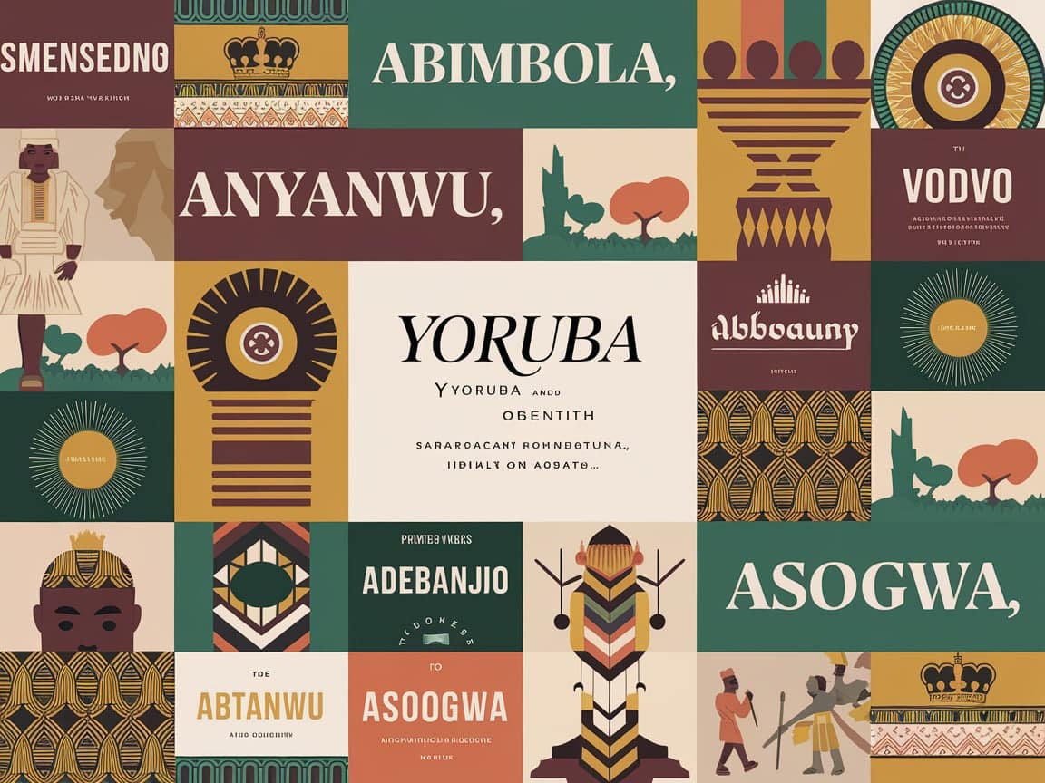 Nigerian Last Names Starting with the Letter "A"