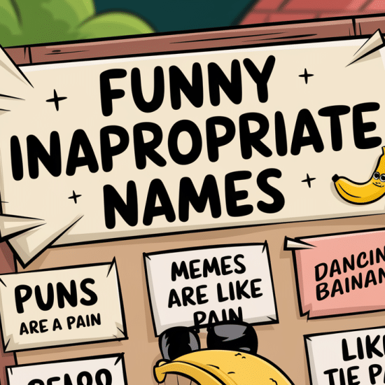 Outrageously Funny Inappropriate Name Ideas