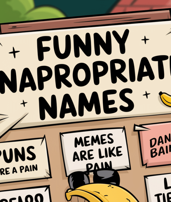 Outrageously Funny Inappropriate Name Ideas