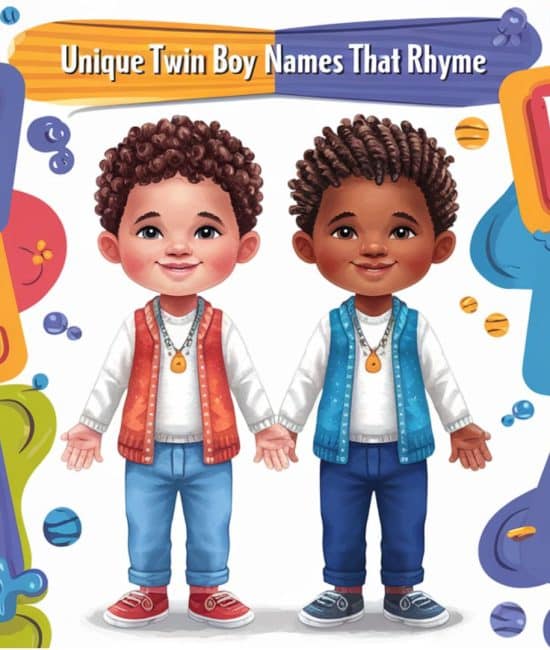 Special Twin Boy Names that Rhyme
