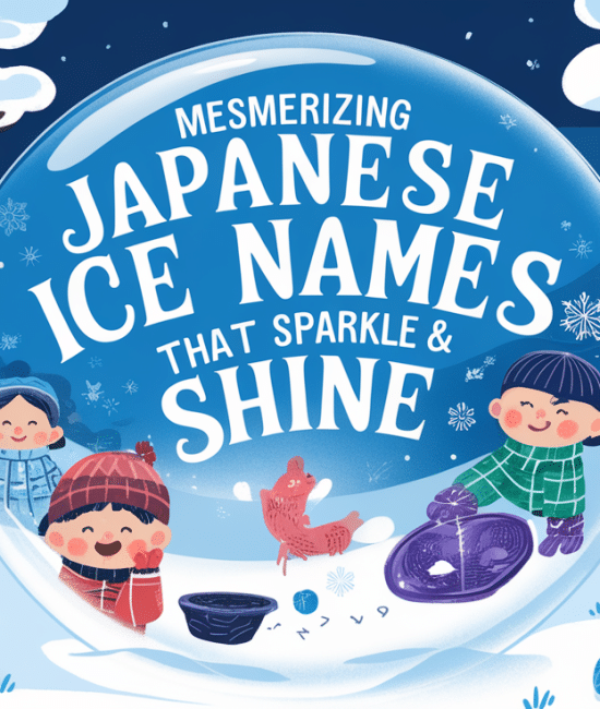 japanese names meaning ice