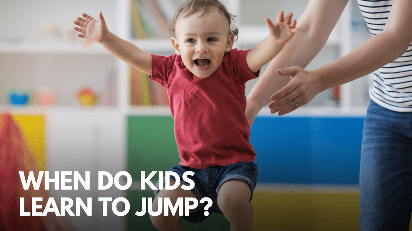 when do kids learn to jump
