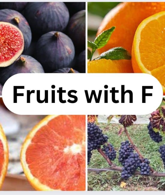 Fruit Names that Start with The Letter "F"