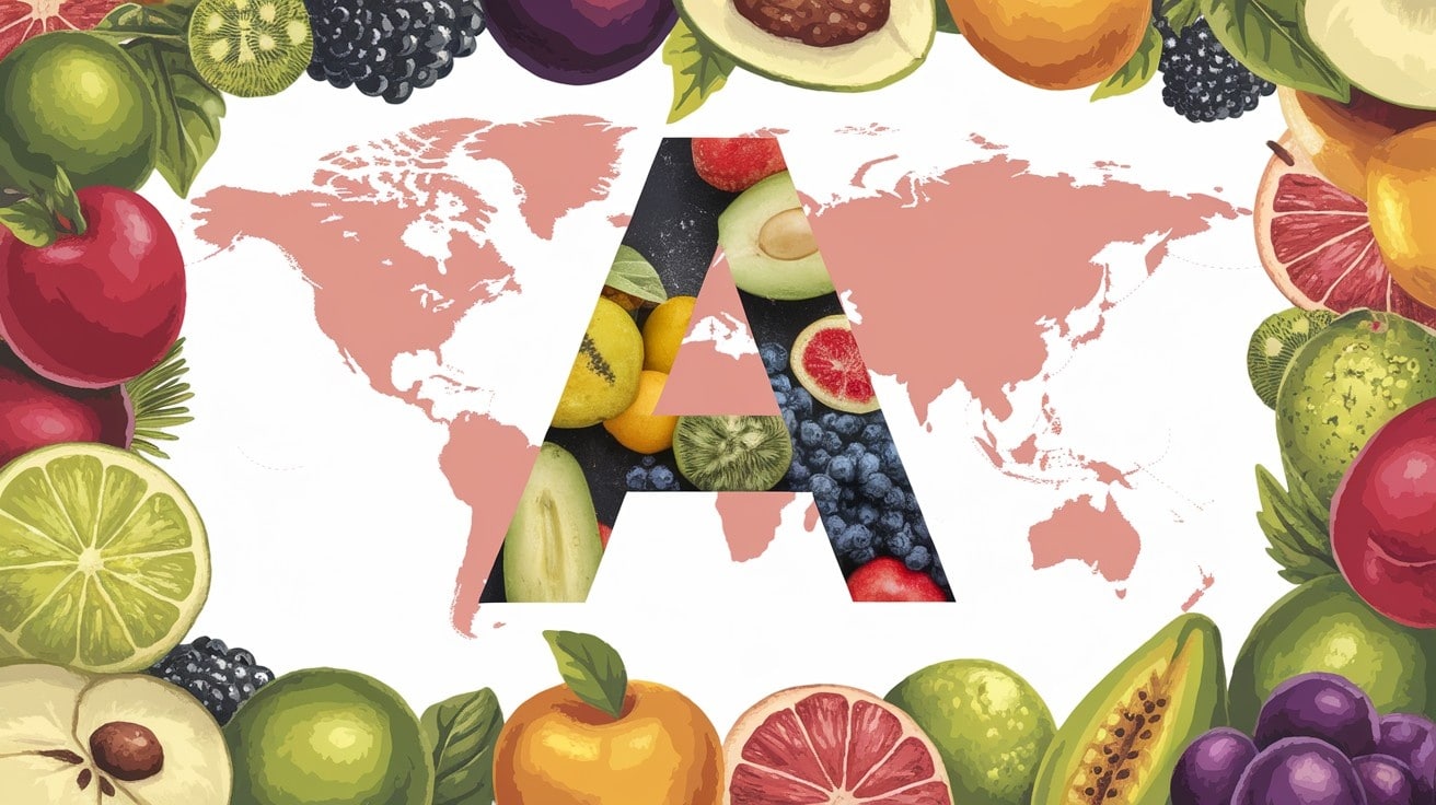 Nature's A-List Remarkable Fruits Beginning with A from Around the World