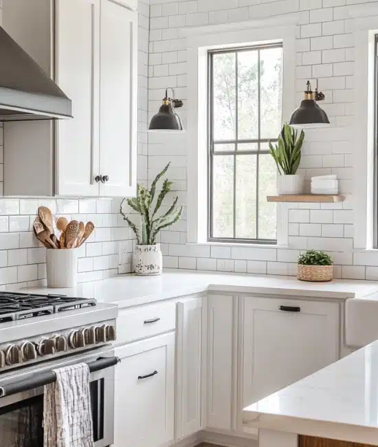 Why White Subway Tile is a Classic Farmhouse Peel and Stick Backsplash Choice