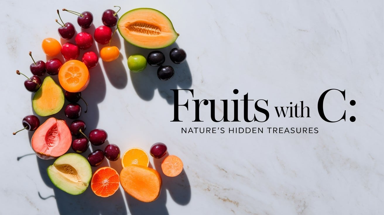 fruits with c