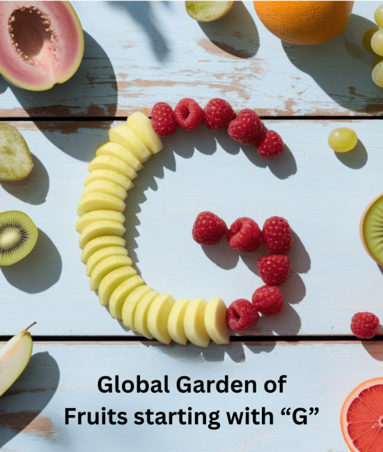 fruits with g