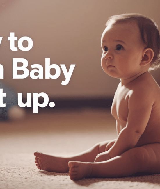 how to teach baby to sit up