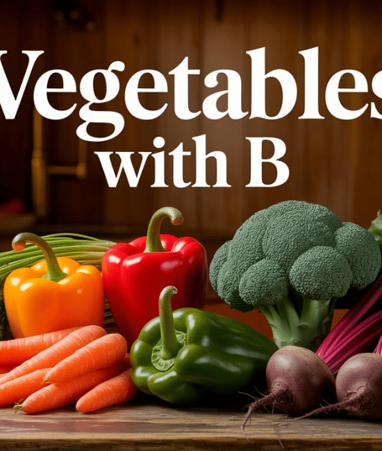 vegetables with b