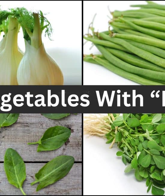 vegetables with f