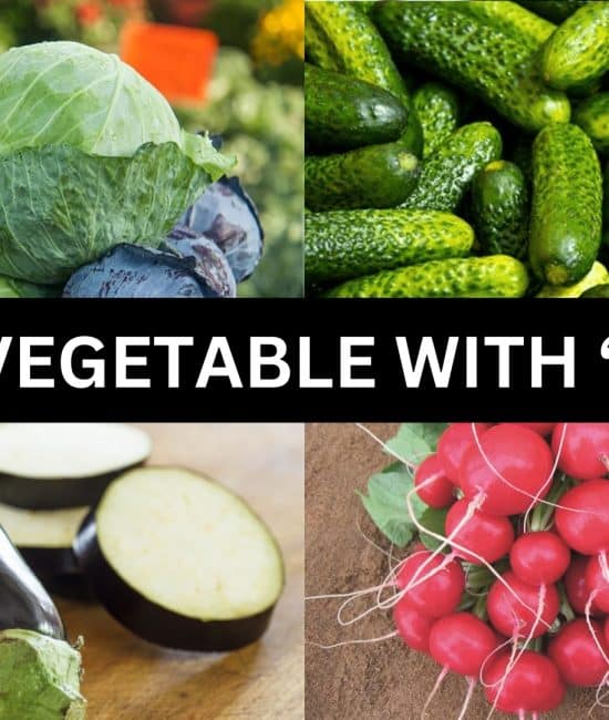 vegetables with g