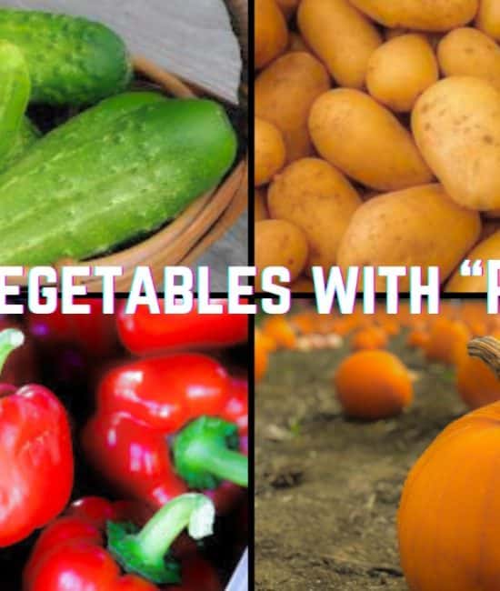 vegetables with p