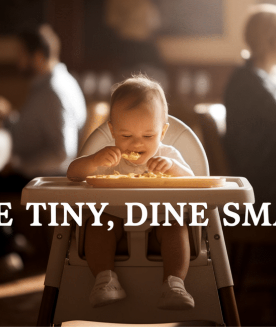 when can babies sit in high chairs at restaurants