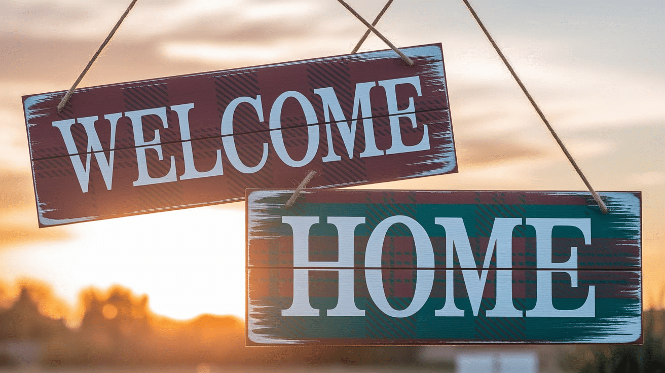 Plaid_Painted_Wooden_Signs