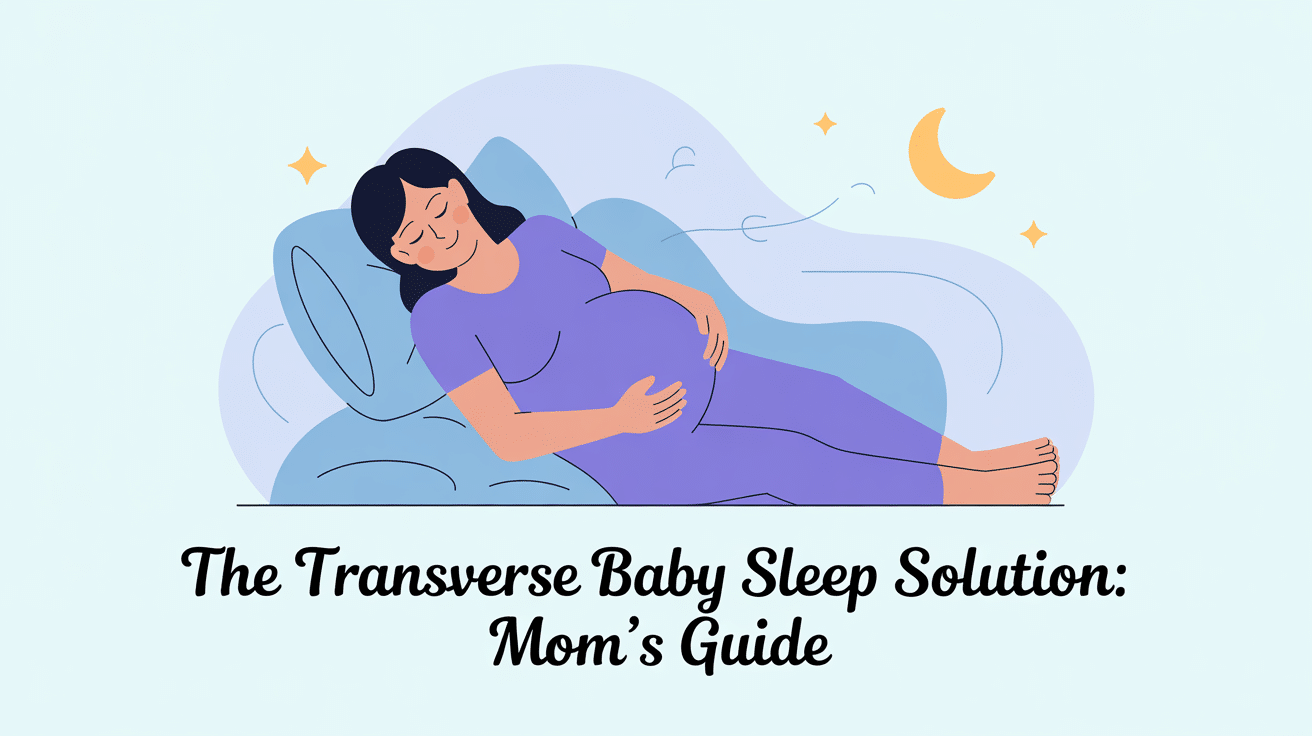 Struggling to sleep with your transverse baby? Learn beneficial sleeping positions and gentle techniques to help baby turn naturally.