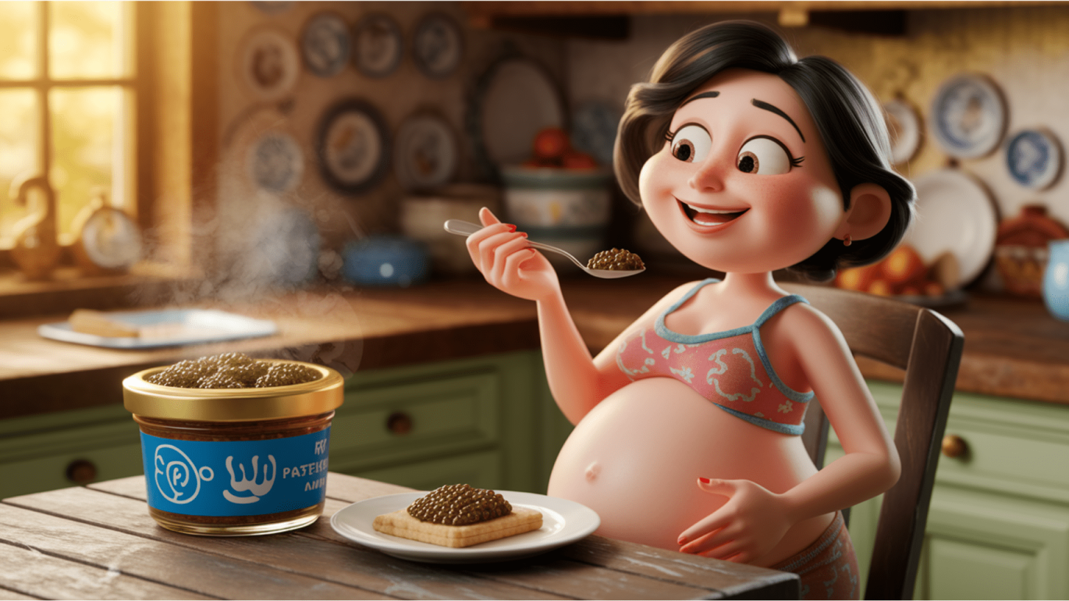 Thumbnail for Pregnant Woman Caviar Cravings