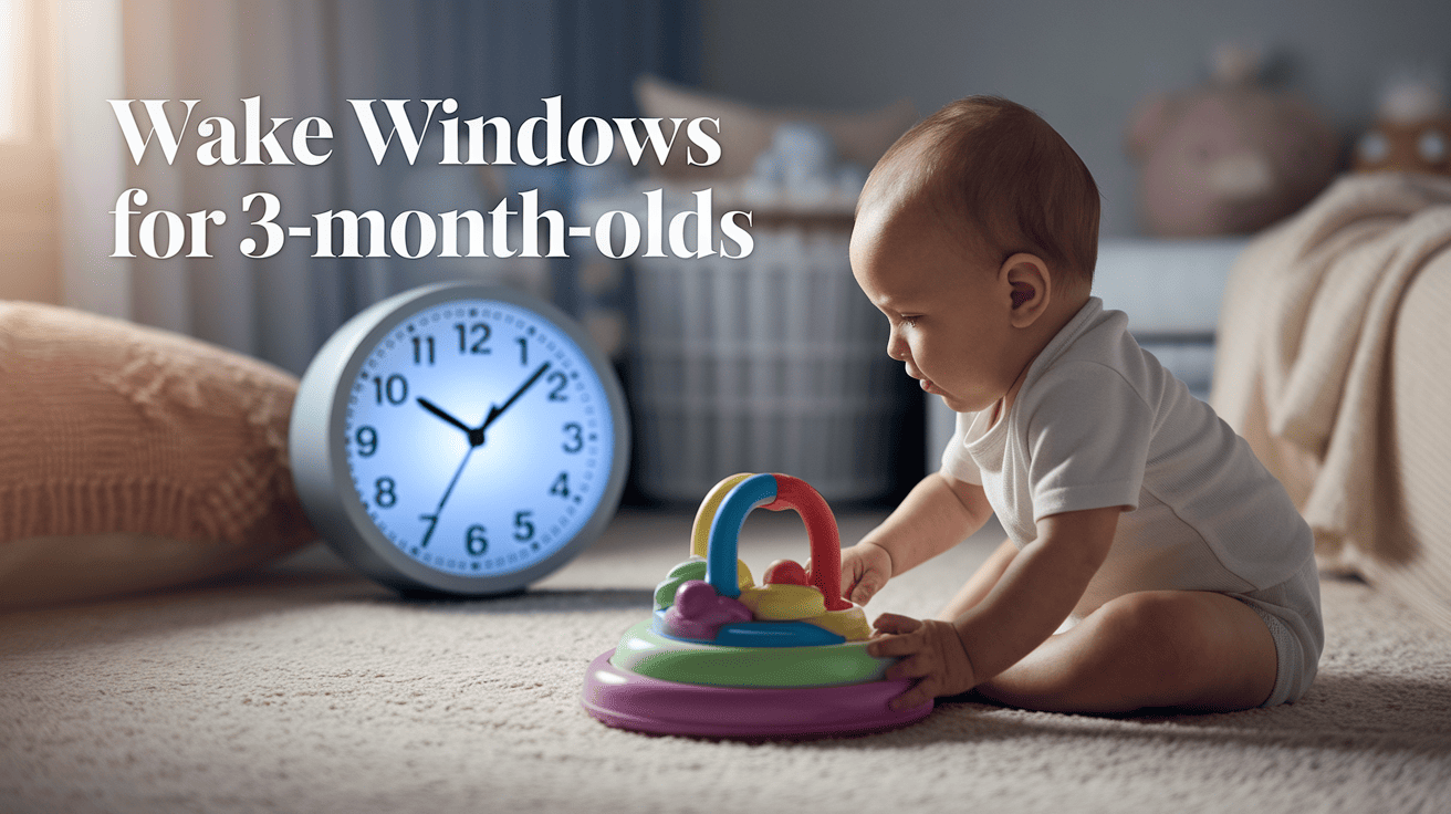 how long are wake windows for 3 month old