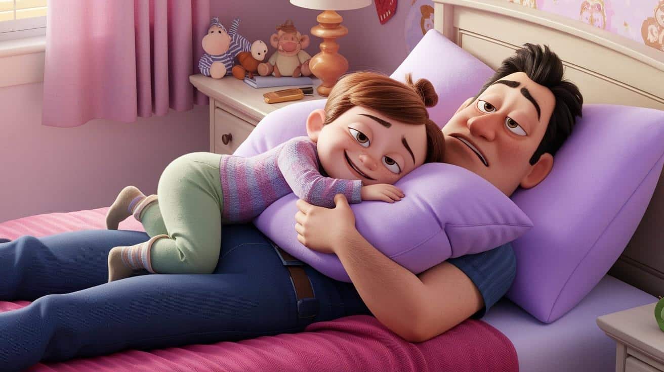 Choosing_to_Sleep_on_a_Parents_Pillow