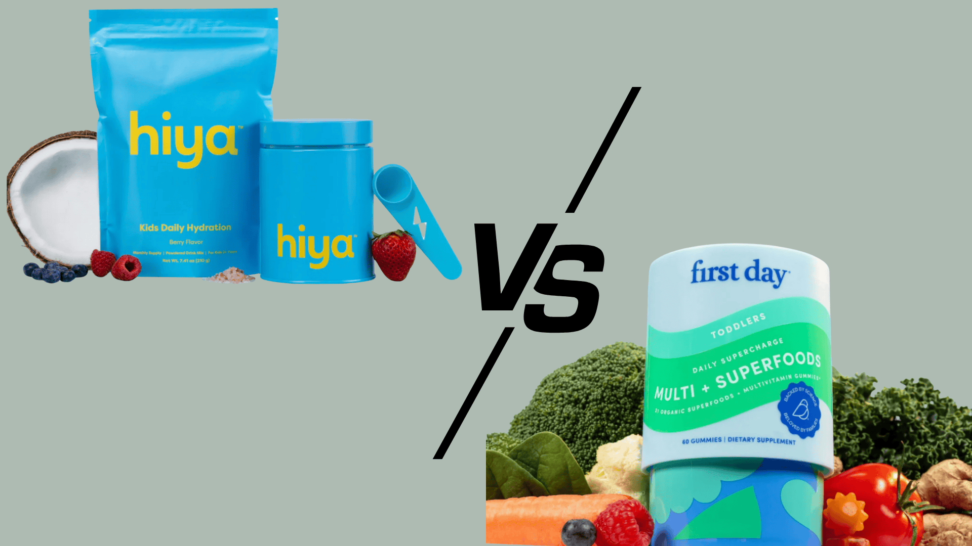 Hiya vs First Day: Kids’ Vitamins Compared