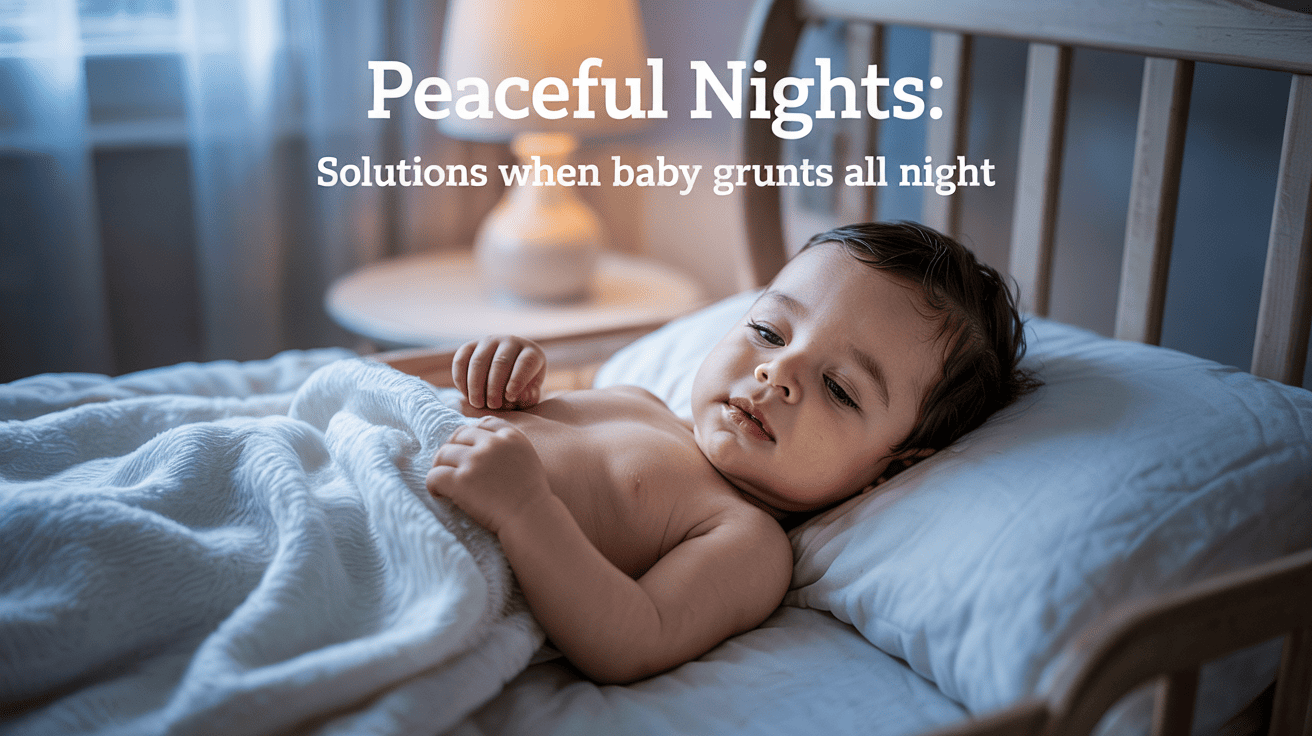 baby grunts all night