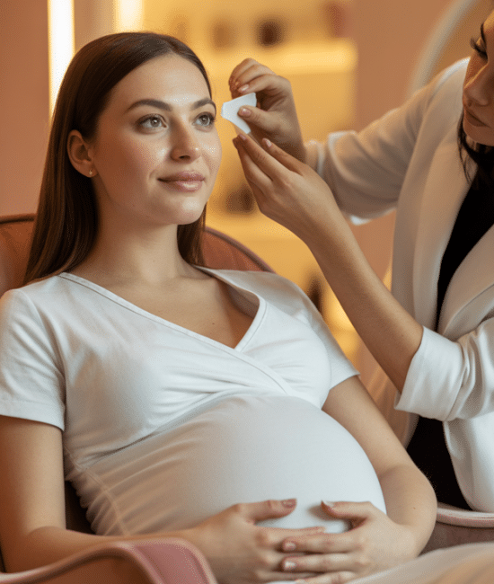 can you get your eyebrows waxed while pregnant