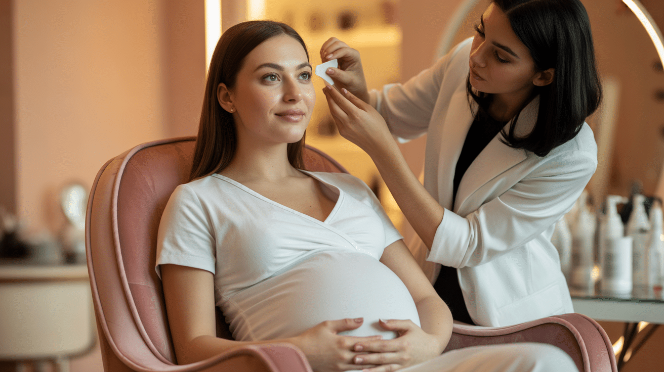 can you get your eyebrows waxed while pregnant