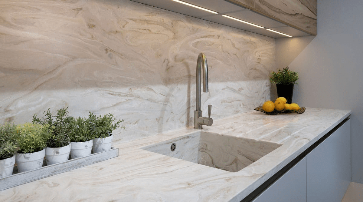Why Corian Is Ideal for Integrated Sinks and Splashbacks in Hertfordshire Homes