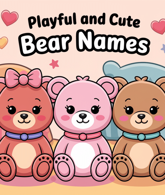 cute bear names