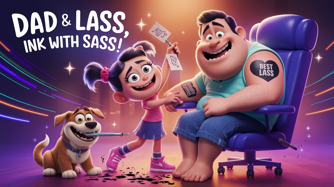 father daughter tattoos