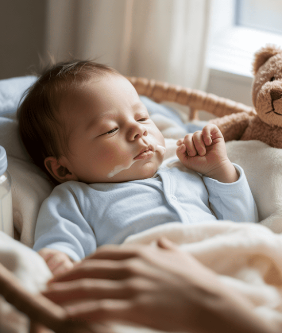 what if baby doesn't burp and falls asleep