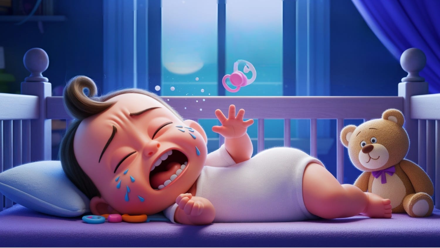 why do babies cry in their sleep