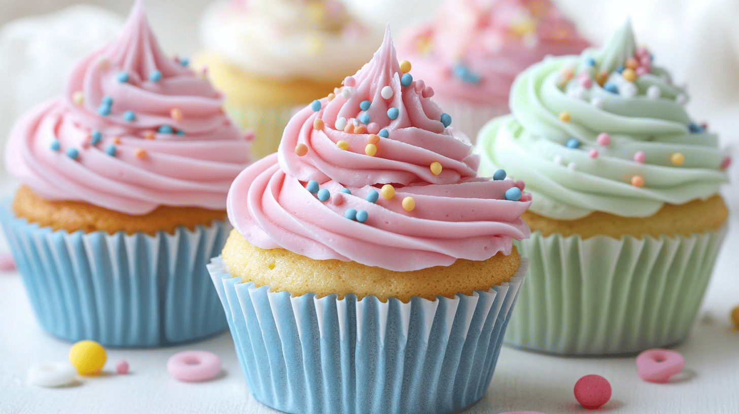 Cupcakes with Baby Themes