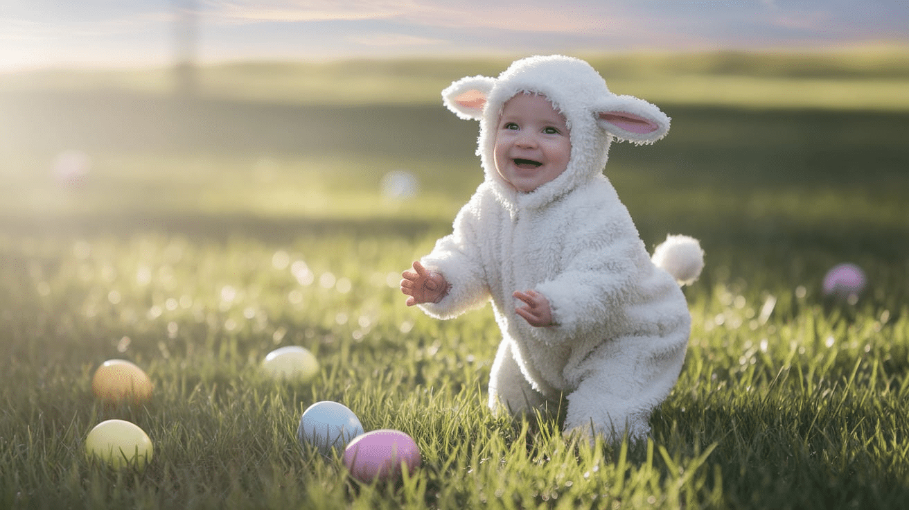 Dressed_Like_a_Little_Lamb_in_a_Field