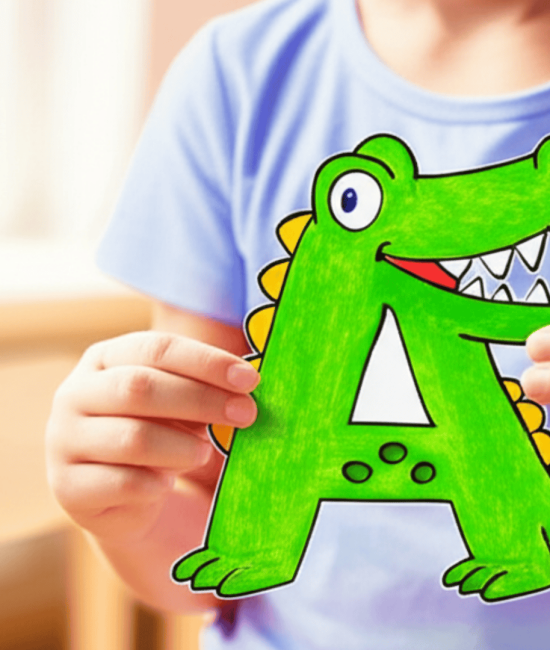 Letter A Craft Template Ideas for Fun Learning Time