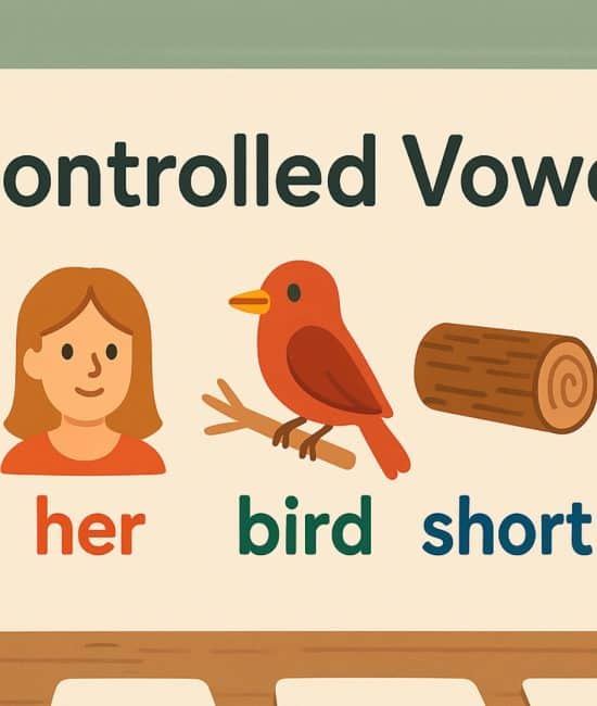 R-Controlled Vowels: Word Lists That Work