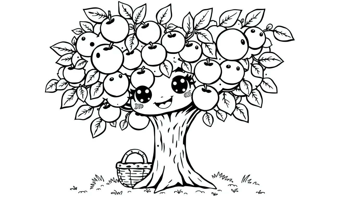 Smiling_Apple_Tree_with_a_Harvest_Basket