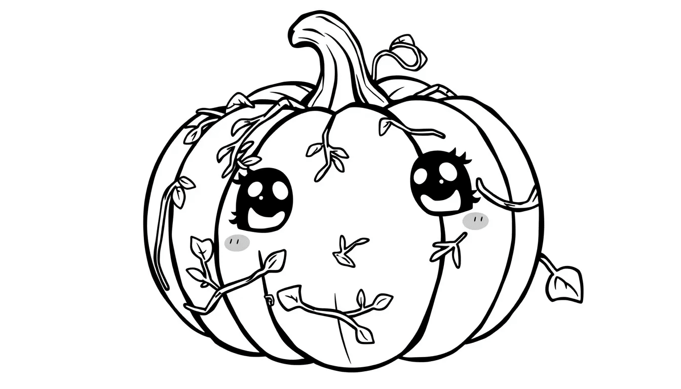 Smiling_Pumpkin_with_Vine_Patterns