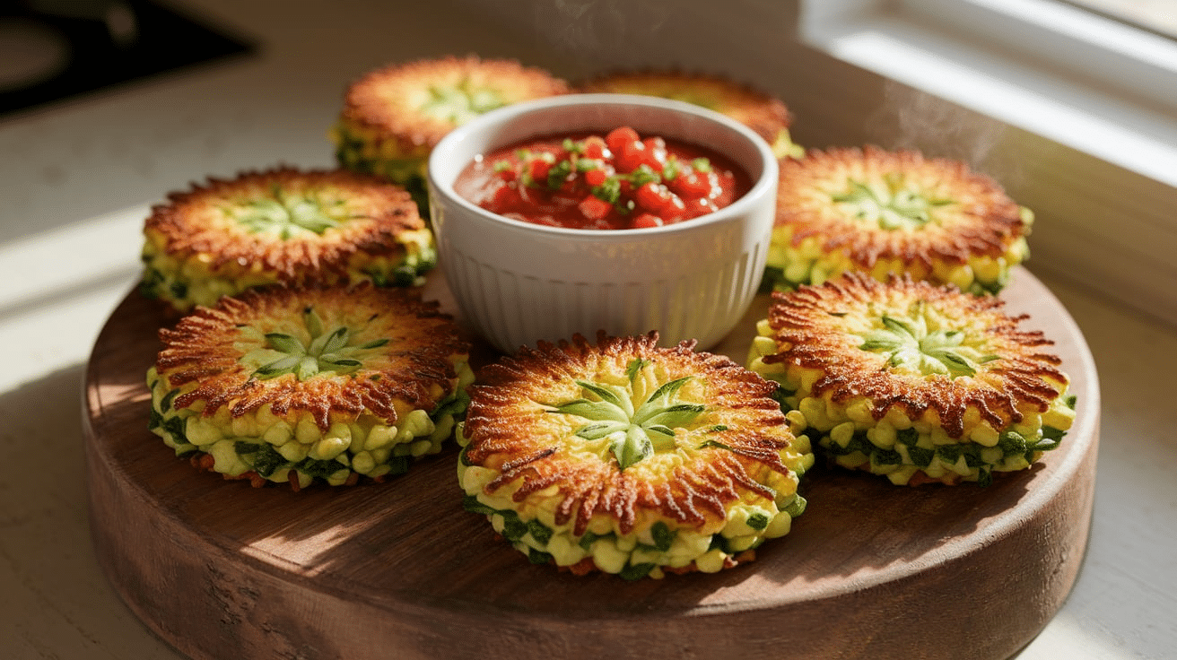 Veggie_Fritters_with_a_Side_of_Dip