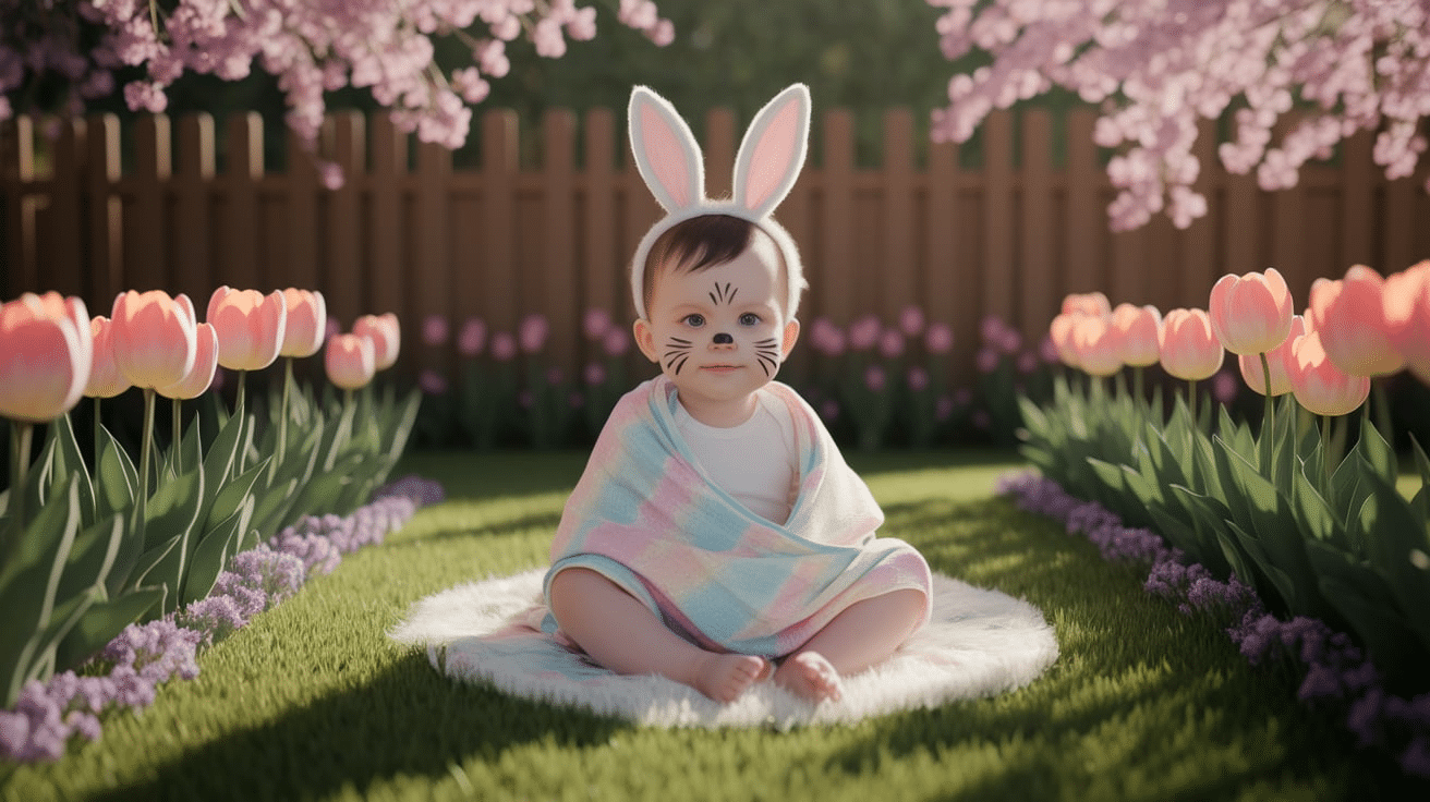 Wearing_Bunny_Face_Paint_Non-toxic