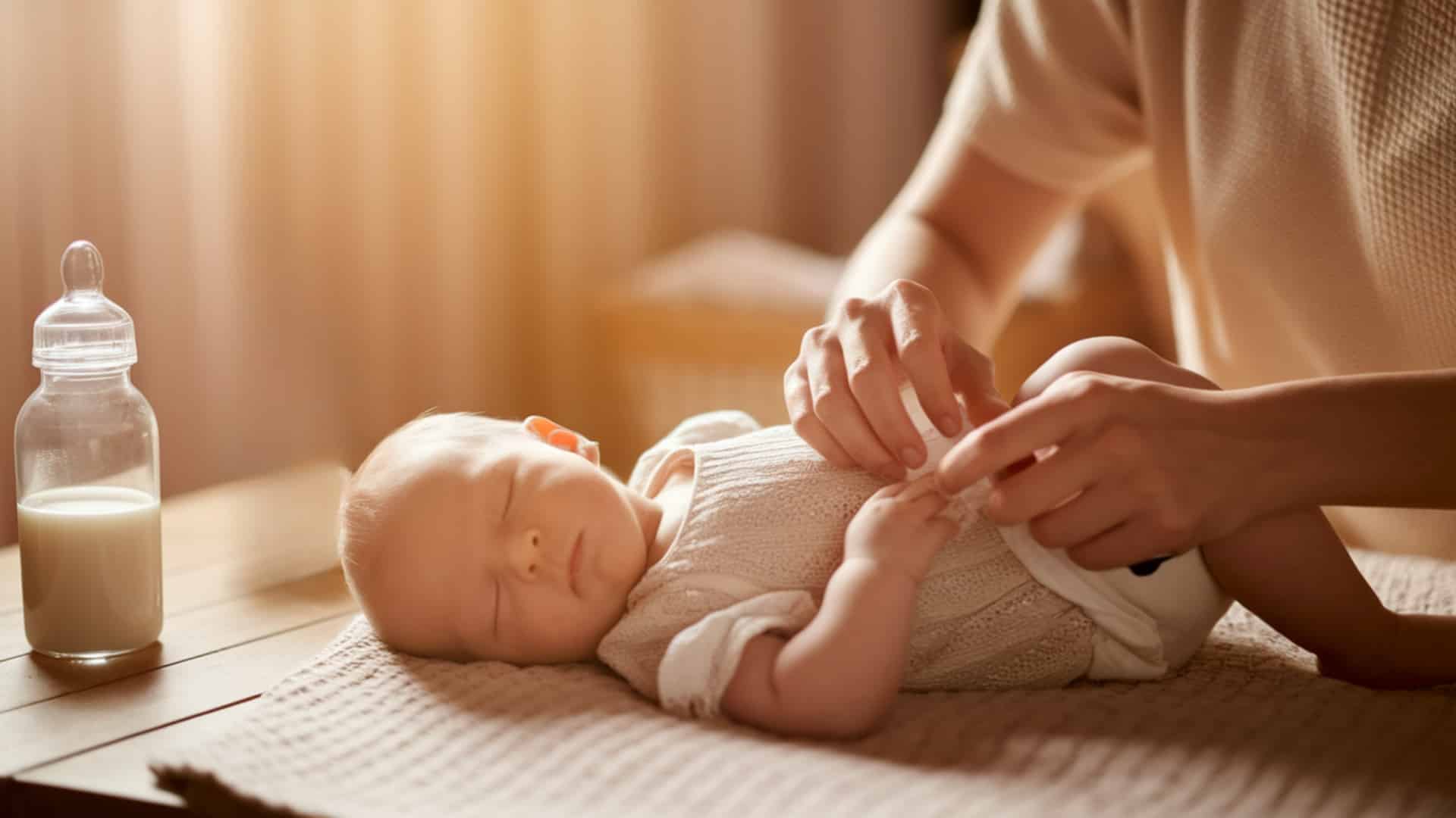 change diaper before or after feeding