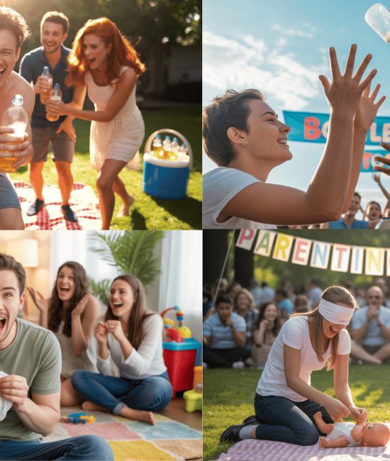 diaper party games