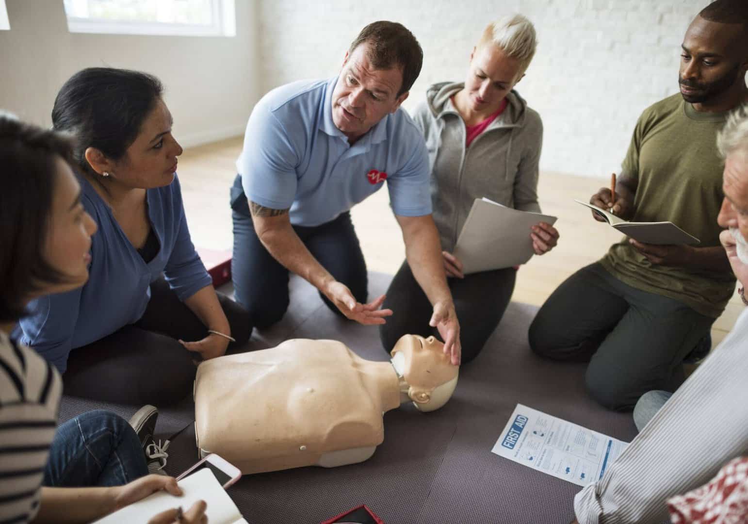 What Does First Aid Training with AED Certification Include?