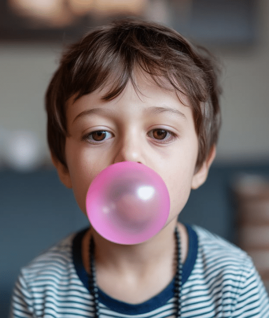 when can kids have gum