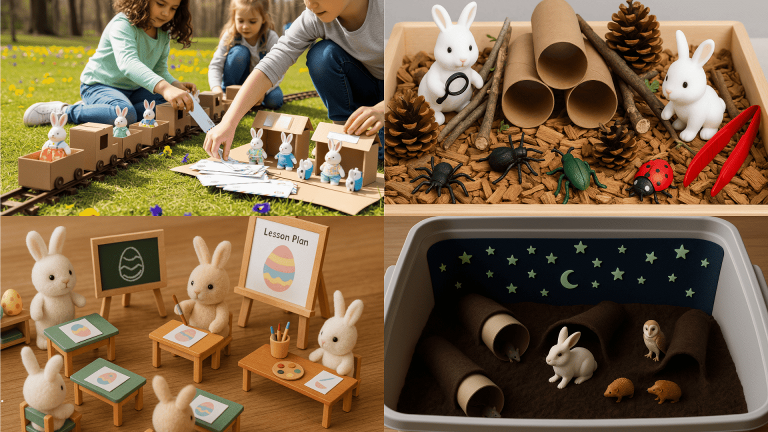 45 Egg-stra Fun Ideas for Your Easter Sensory Bin Play - Mothers Always ...