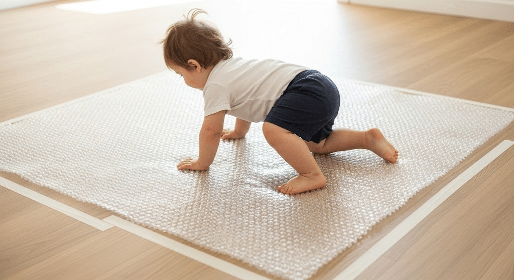 Bubble_Wrap_Taped_to_Floor