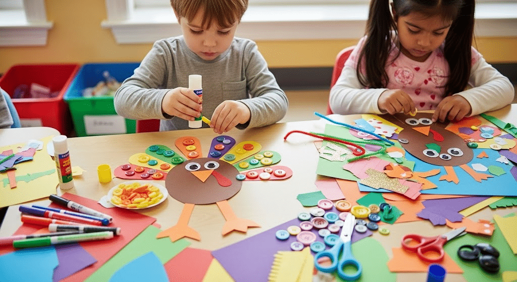 Button-Feather_Turkey_Collage