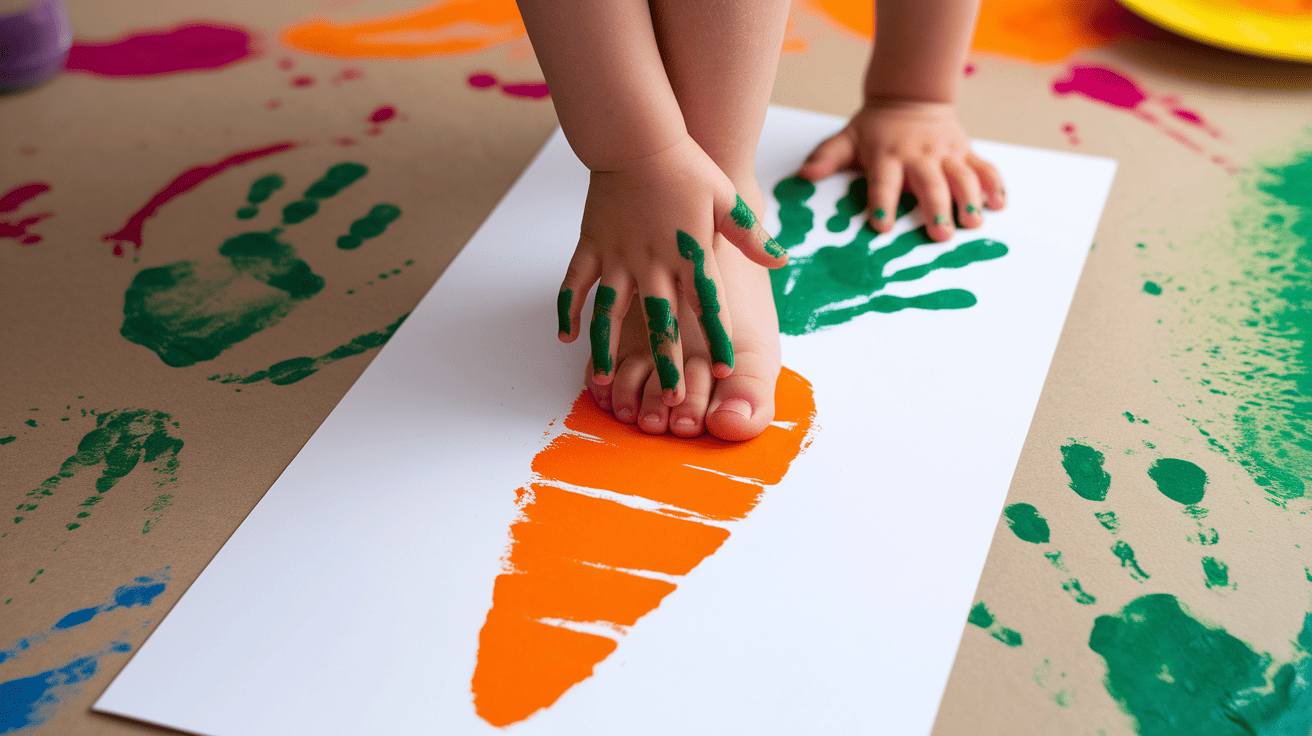 Carrot_Footprint_Painting