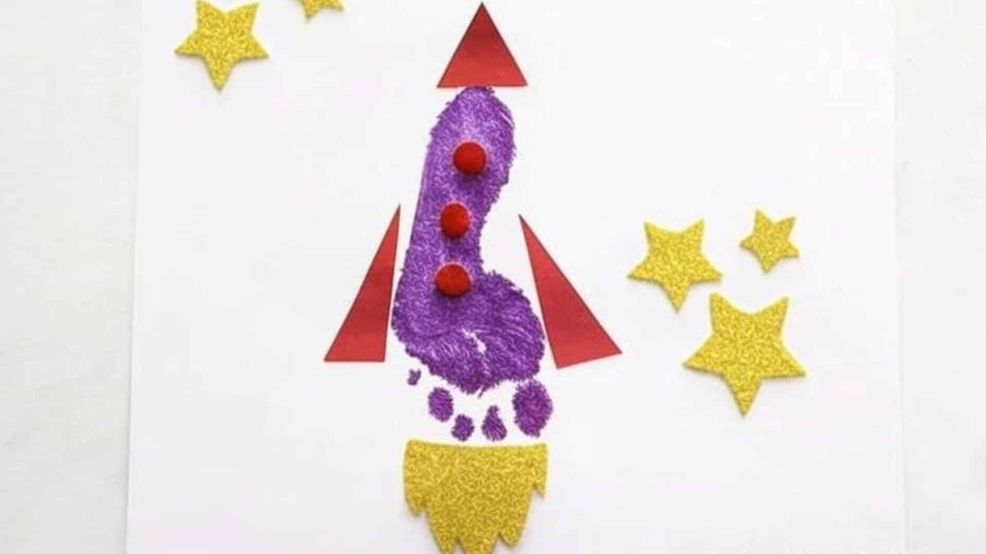 Footprint_Rocket_Painting