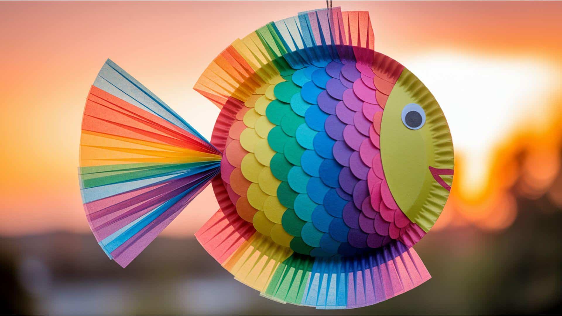 Paper_Plate_Rainbow_Fish