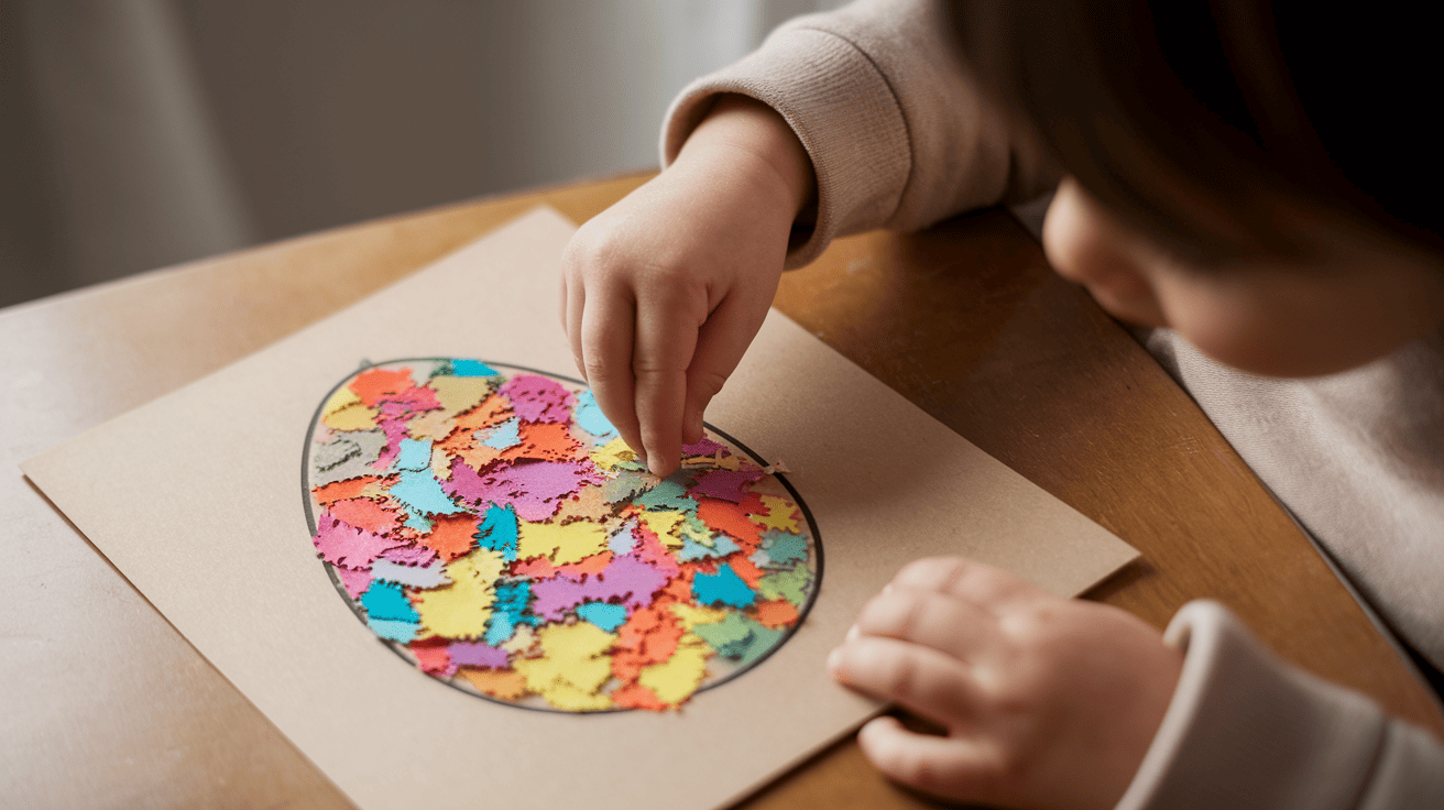 Tearing_Paper_to_Fill_Egg_Shapes